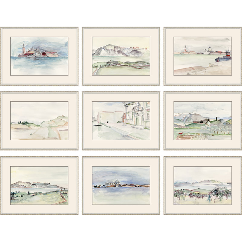 Aquarelle, paysages