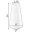 Vase de table en céramique 10 "H-790692861-790692802