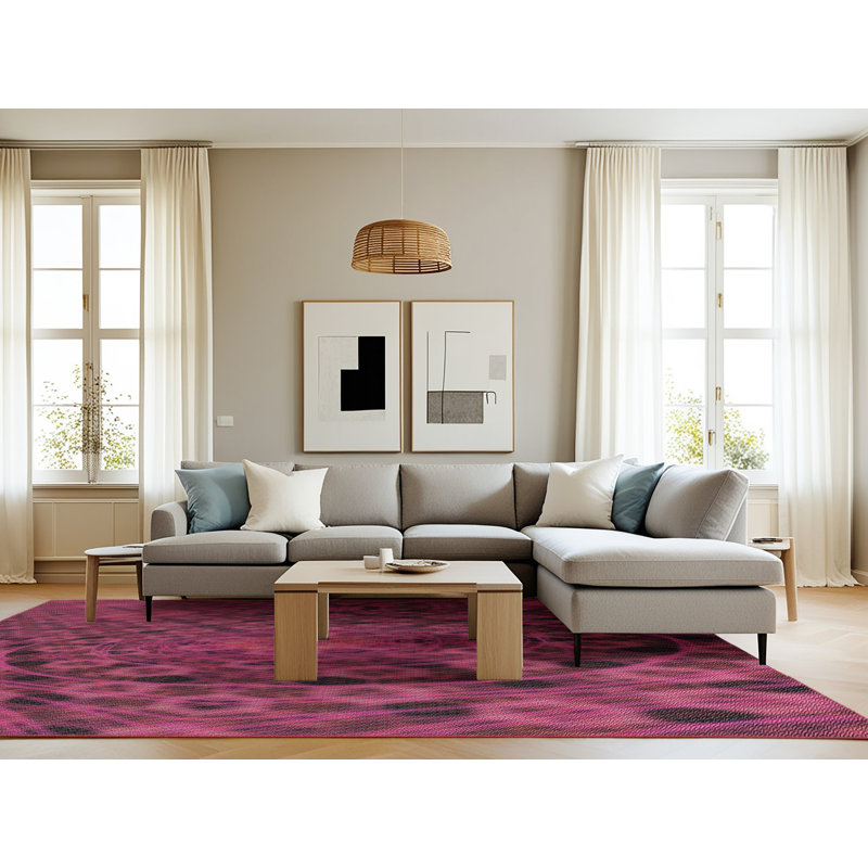 Geometric Indoor Rug, Rectangle 8' x 12'