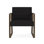 Waterfall Waiting Reception Oversized Guest Chair Sled Base Metal Frame