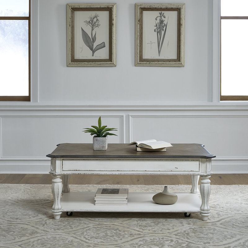 Colchester Lift Top Cocktail Table w/ Casters