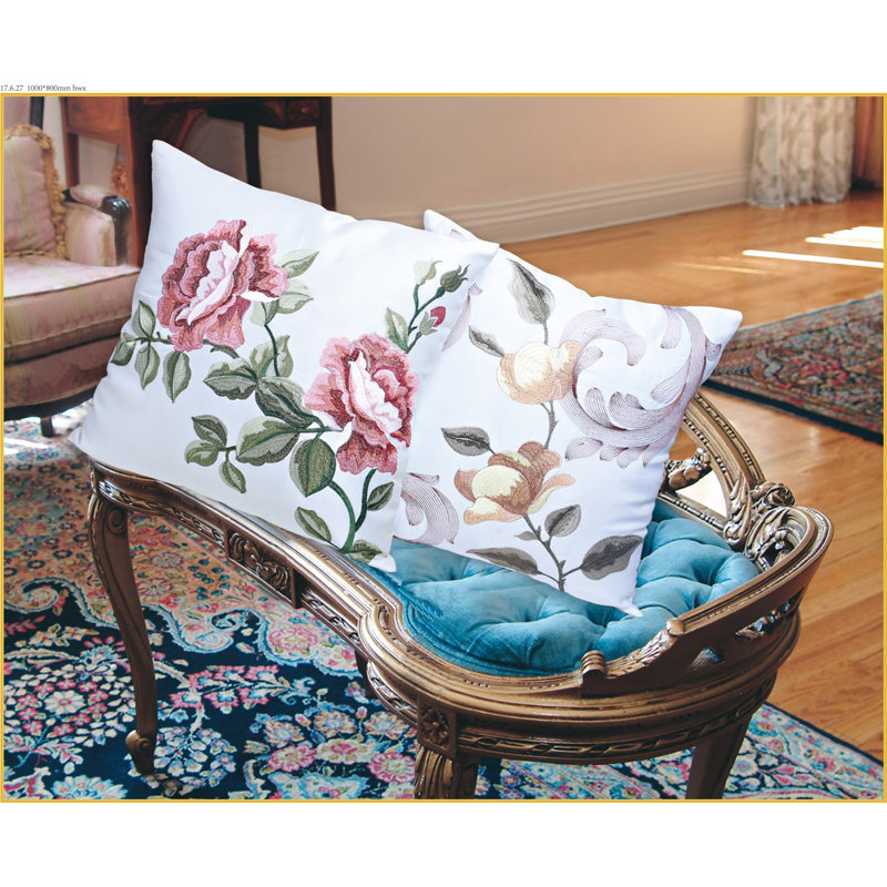 Royal Embroidered Reversible Pillow Cover, Pillow Cover