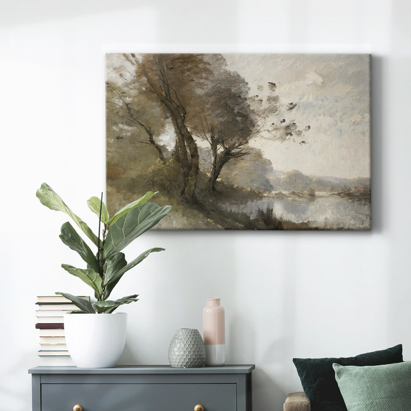 " Vintage Landscape -DCLXXXIV ", 19" H x 28" W