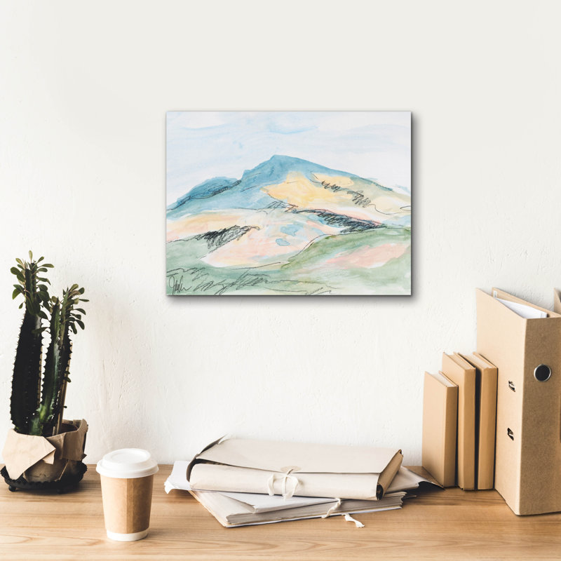 «Mt. «Diablo No. 2» par Jan Weiss, art mural sur toile, H 12 po x l 16 po