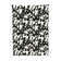 Contemporary Rectangle Black/White Washable Area Rug