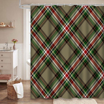 Rideau de douche Tartan
