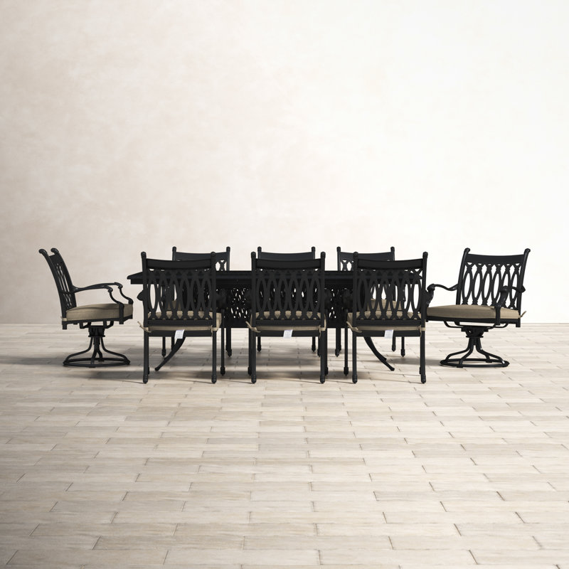 Brockport Dining Set with Cushions