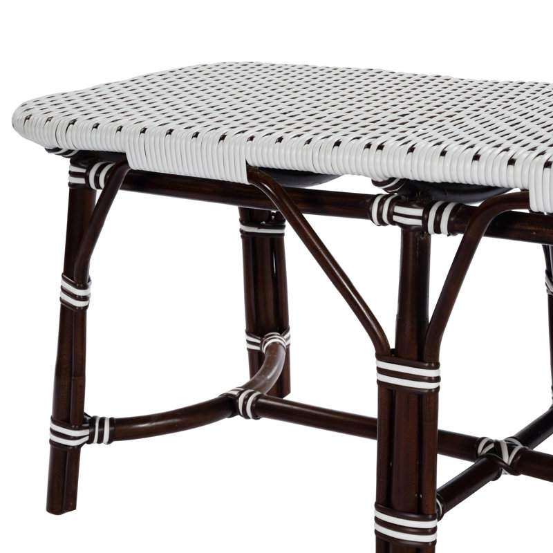 Butler Marcella Dark Brown Rattan Bench