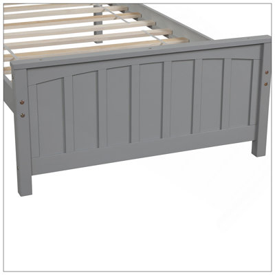 Lit plateforme en bois