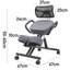 Bianka Backed Adjustable Height Kneeling Chair