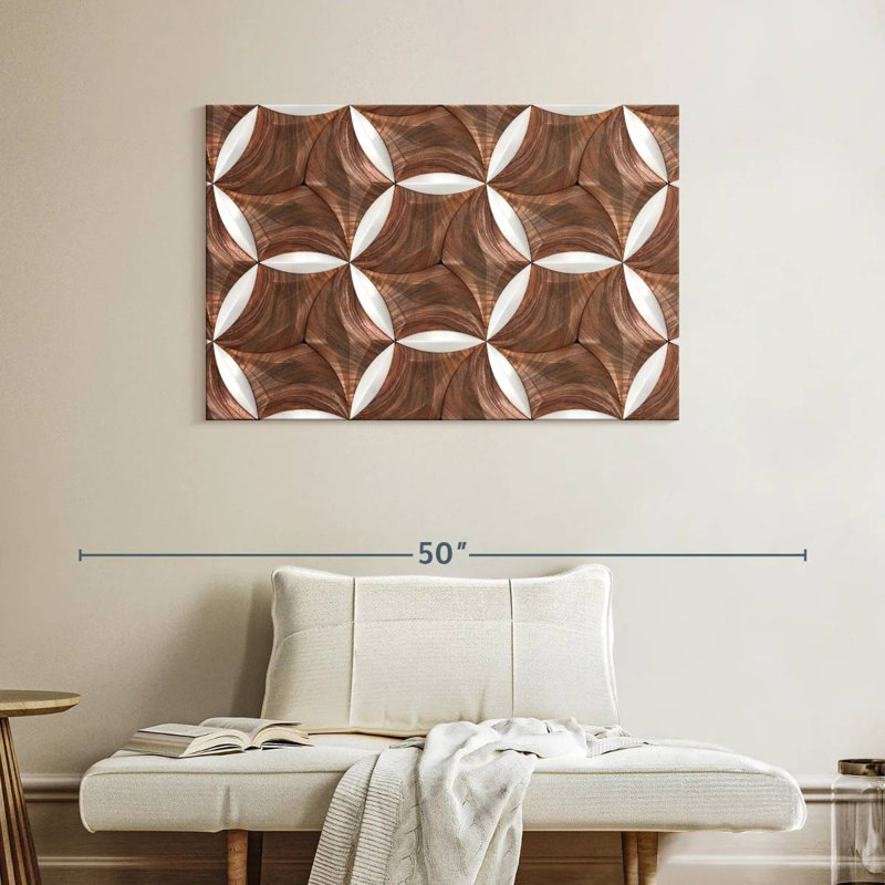 Carreaux géométriques hexagonaux, H 26 po x l 39 po