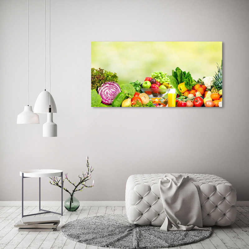 Vegetables And Fruits - Wrapped Canvas Print