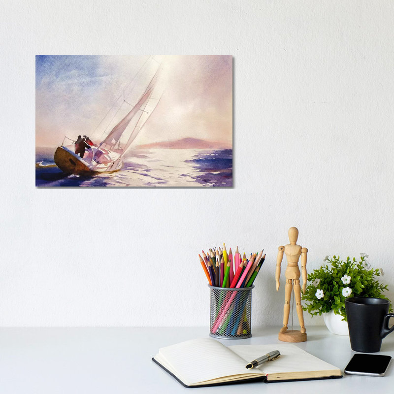 Regatta by Vasyl Khodakivskyi - Wrapped Canvas Print, 20.32 cm H x 30.48 cm W