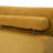 Bentura Oversized Upholstered Orange Corduroy Sleeper Sofa Bed Lounge Modular Sofa with Armrests & Throw Pillows-93845554
