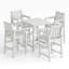 Tabouret de bar 5 pièces Monticello-132714285
