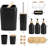 Black Bathroom Accessory Set