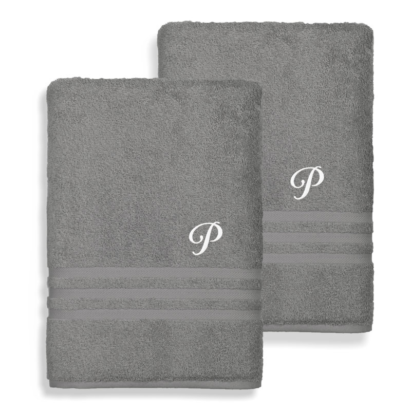 Denzi Midweight Bath Sheet, P, Dark Gray