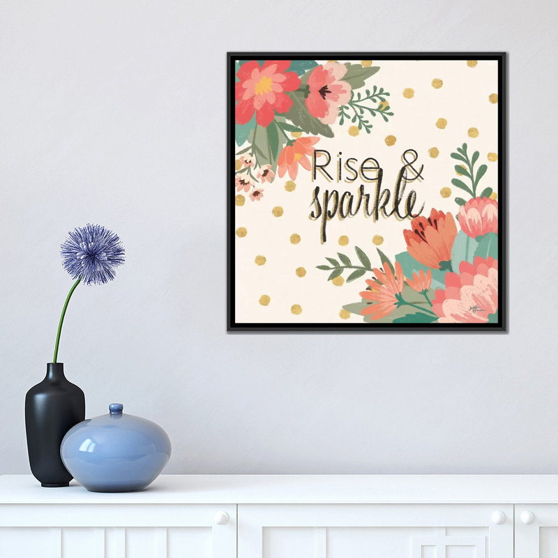 « superbe iii », impression sur toile, H 37 po x l 37 po x P 1,5 po, Toile avec cadre noir, Pas de tapis