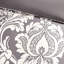 Housse de couette en coton avec motif contrasté et coussins décoratifs 6 pièces