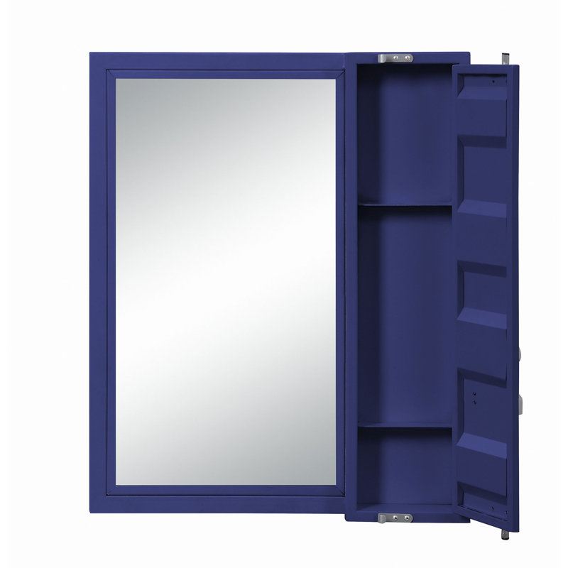 Cargo Blue Finish Vanity Mirror