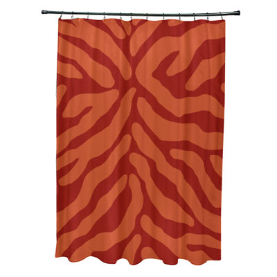 Rideau de douche à imprimé animalier