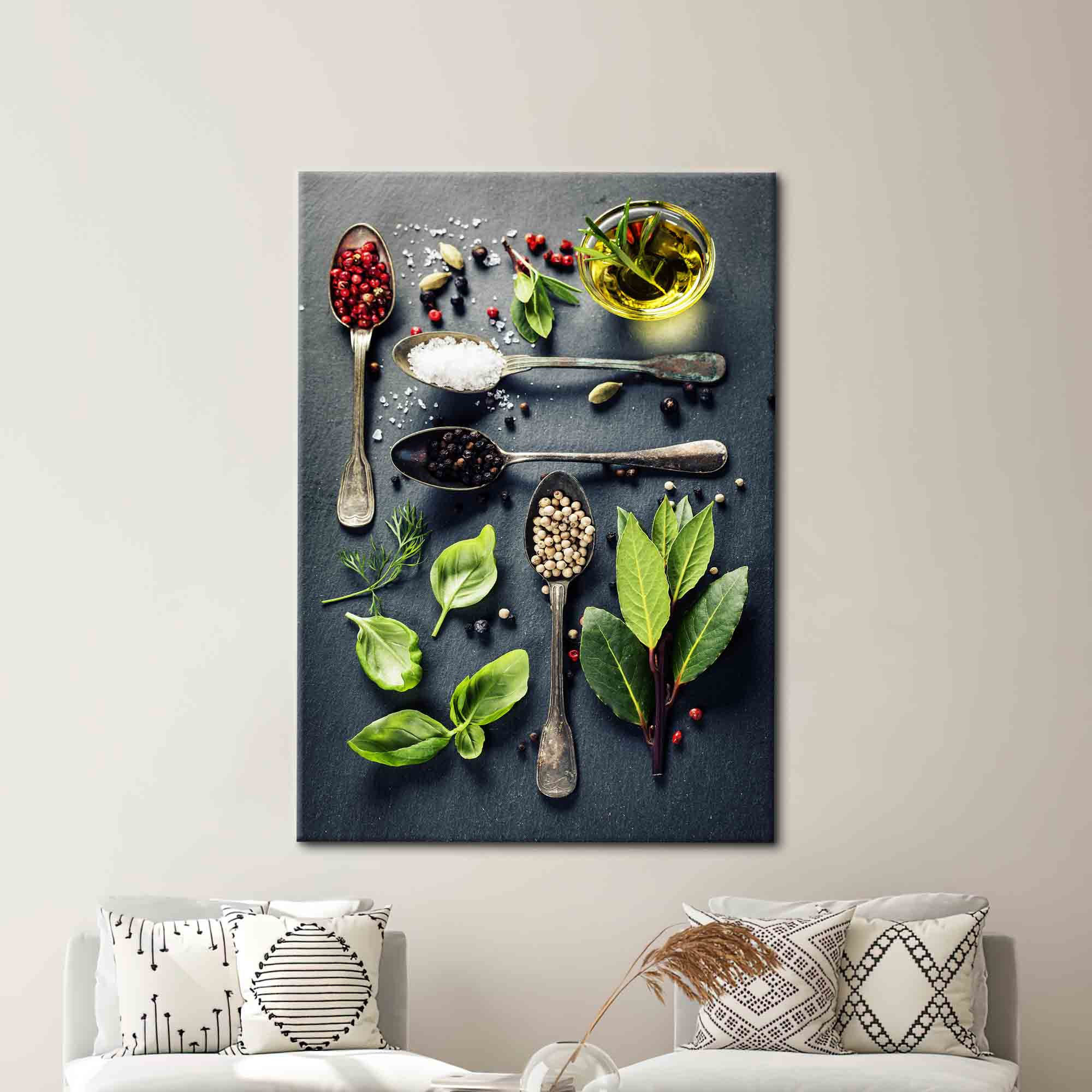 designer kitchen art: patterns, prints, and more -... kayra export Contemporary 3D Canvas Kitchen Art Featuring Assorted ...