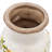 White Ceramic Vase with Yellow Lemon Motif-1695037284