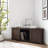 Camden Corner TV Stand For Large Tvs, Entertainment Centre With Adjustable Shelves And Cable Management, Rustic Dark Walnut Design