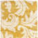 Soho Hand Tufted Wool/Viscose Floral Rug in Gold/Ivory