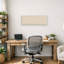 Tableau magnétique encadré en tissu, tableau d'affichage à tissage neutre 14 x 38 pour l'organisation murale-1170016509