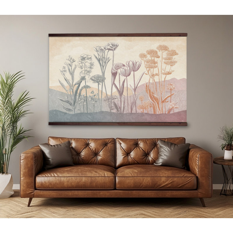 Décoration murale en toile Sunset, H 32 po x l 48 po