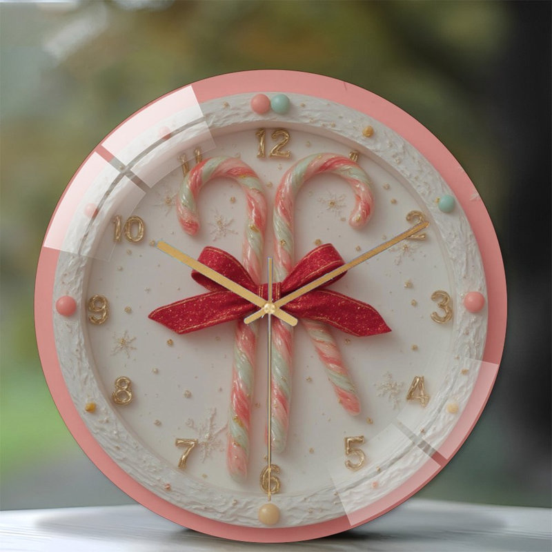 Horloge murale de Noël 12 po