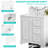 30" Bathroom Vanity With Ceramic Top-1020352928