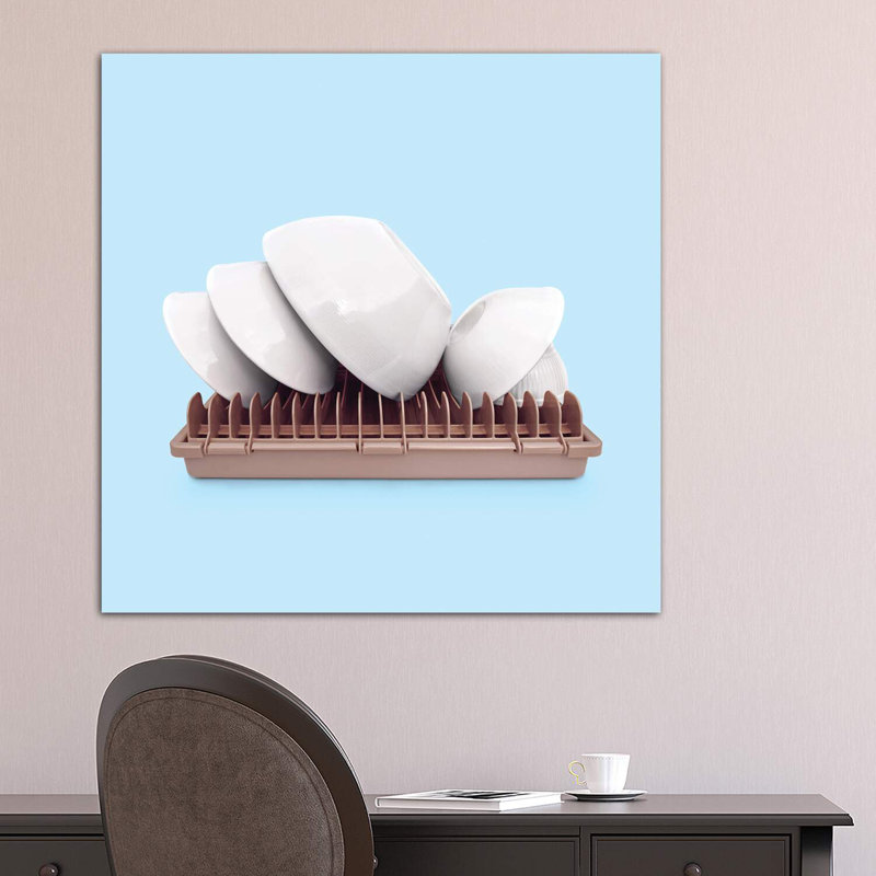 Sydney Plates by Paul Fuentes - Print on Canvas, No Framed, 45.72 cm H x 45.72 cm W x 1.91 cm D