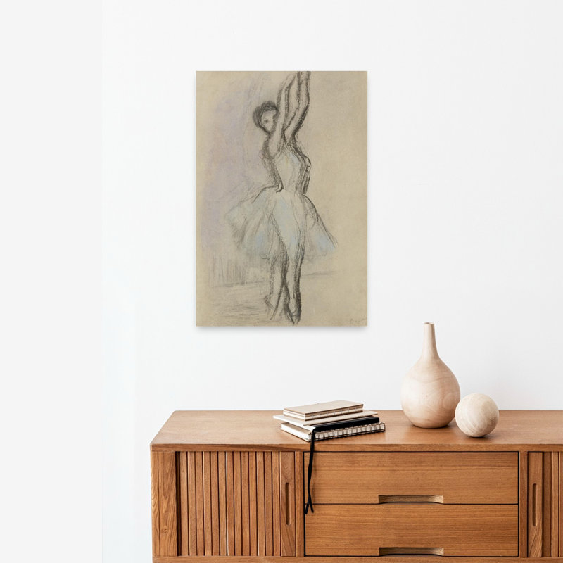 «Dancer on the Pointe», reproduction d'art murale classique contemporaine, 24" H x 16" W