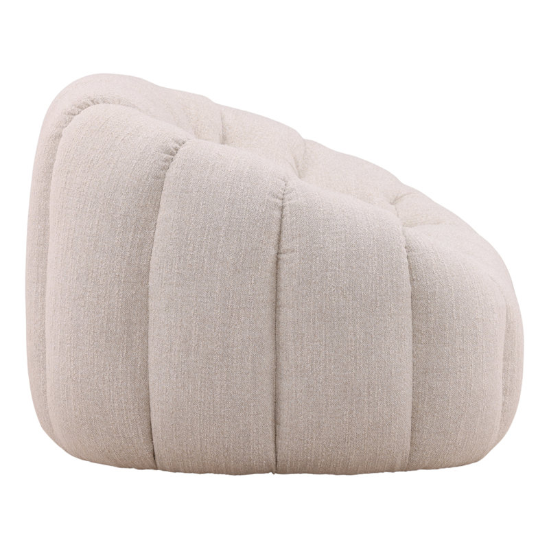 Rume Swivel Chair, Cream