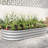 Metal Raised Garden Bed, Silver Oval For Serenity - Big Oval, Appeal Size-296828529-296828532