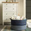 Grand panier à corde en coton, panier à couverture pour le salon, panier à linge pour bébé avec poignée-584425597