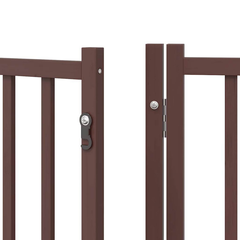 Cateline Solid Wood Dog House Door, Brown, 60cm H x 600cm W x 2cm D