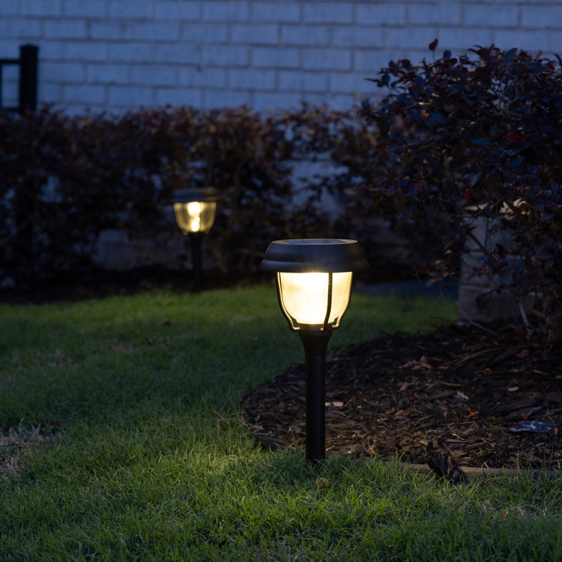 Bronze Solar Powered LED Pathway Light Set of 2