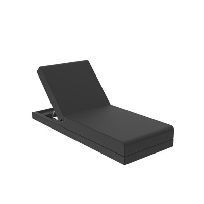 Pixel 78.7" Long Reclining Single Chaise with Cushion