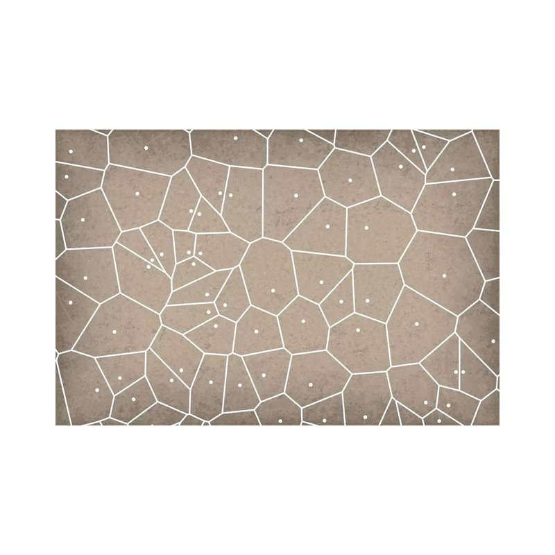 Voronoi Diagram by GetYourNerdOn - Wrapped Canvas Print, 30.48 cm H x 45.72 cm W