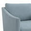 Chaise pivotante Hannah en bleu clair Hannah