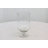 Perry And Grey Glass Ribbed Candle Holder With Elevated Base-1714852044