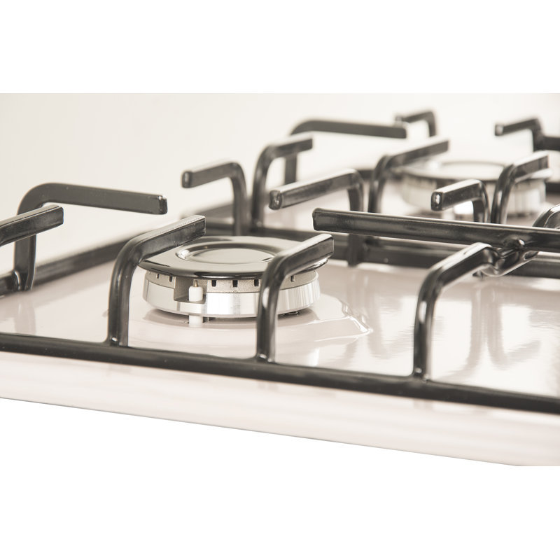 ABBA 23.7" 4 Burner Gas Cooktop, White