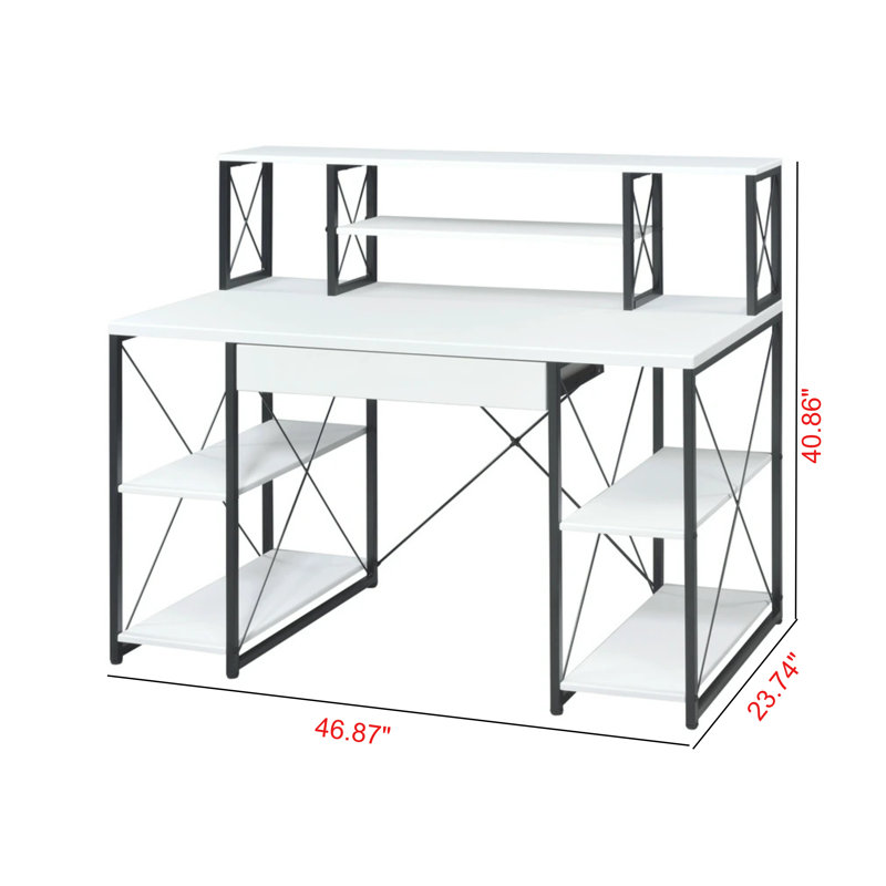 Baron Writing Desk, White