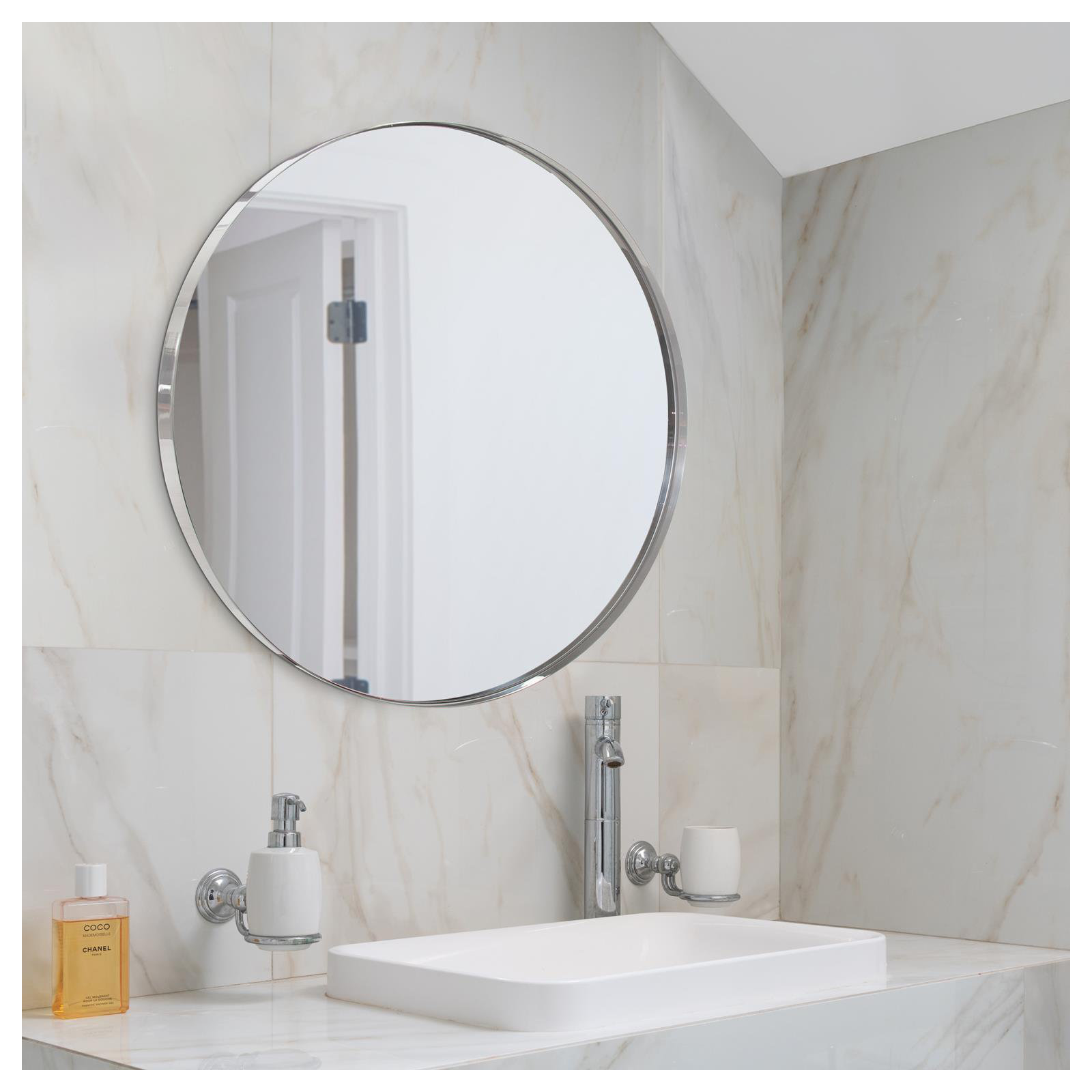 Stainless Steel Round Mirror