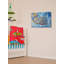 «Flowery Whale», reproduction sur toile tendue-17659140