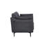 Confortable 2 places pour l'espace de vie - rembourré de mousse, 34,11 po, tissu confortable de décoration gris, poids de 89,5 lb