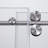 Massa 48 in. W x 76 in. H Single Added Frameless Shower Door with Clear Glass-49957152